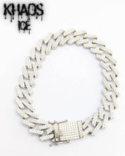 Cargar imagen en el visor de la galería, Brazalete cubana zirconia cubica 2 10 mm (Copia)
