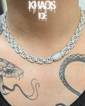 Cargar imagen en el visor de la galería, Cadena Gu-cci zirconia cubica 10 MM
