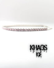 Cargar imagen en el visor de la galería, Pulsera Tennis zirconia cubica rosa 3 MM
