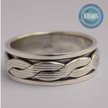 Cargar imagen en el visor de la galería, Anillo cadena giratoria
