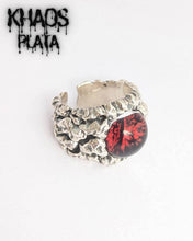 Cargar imagen en el visor de la galería, Anillo ojo de dragón ajustable
