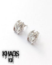 Cargar imagen en el visor de la galería, Aros alados moissanita 8 MM x 10 MM par
