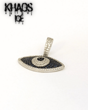 Cargar imagen en el visor de la galería, Collar ojo zirconia cubica
