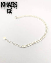 Cargar imagen en el visor de la galería, Pulsera tennis doble 19.5 CM/3.8 MM

