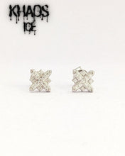 Cargar imagen en el visor de la galería, Aros moissanita estrella 2 par
