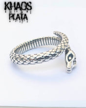 Cargar imagen en el visor de la galería, Anillo serpiente ajustable
