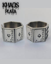 Cargar imagen en el visor de la galería, Anillo 4 ases ajustable
