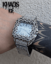 Cargar imagen en el visor de la galería, Reloj cuadrado espinas zirconia cubica
