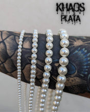 Cargar imagen en el visor de la galería, Collar perlas
