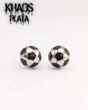 Cargar imagen en el visor de la galería, Aros balón de fútbol par
