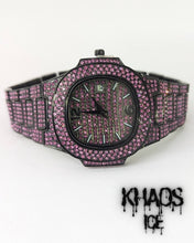 Cargar imagen en el visor de la galería, Reloj zirconia cubica rosa
