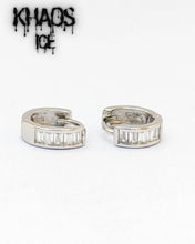 Cargar imagen en el visor de la galería, Aro argolla zirconia cúbica 2 par
