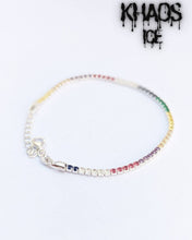 Cargar imagen en el visor de la galería, Pulsera tennis colores 2 mm
