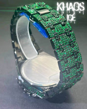 Cargar imagen en el visor de la galería, Reloj espinas zirconia cubica verde
