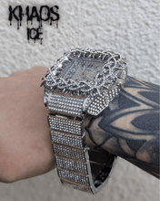 Cargar imagen en el visor de la galería, Reloj cuadrado espinas zirconia cubica
