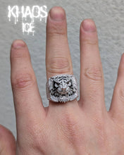 Cargar imagen en el visor de la galería, Anillo tigre moissanita
