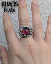 Cargar imagen en el visor de la galería, Anillo ojo de dragón ajustable
