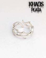 Cargar imagen en el visor de la galería, Anillo corona de espinas ajustable
