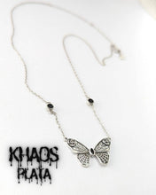 Cargar imagen en el visor de la galería, Collar mariposa con cadena 45-50 cm

