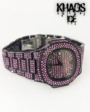 Cargar imagen en el visor de la galería, Reloj zirconia cubica rosa
