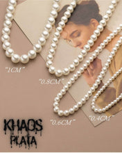 Cargar imagen en el visor de la galería, Collar perlas
