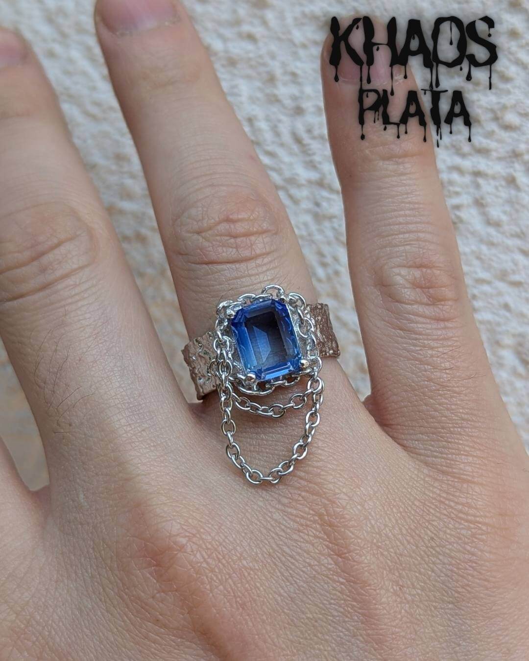 Anillo cadenas ajustable