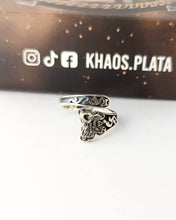 Cargar imagen en el visor de la galería, Anillo efecto mariposa ajustable
