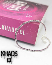 Cargar imagen en el visor de la galería, Pulsera tennis amatista 2 mm
