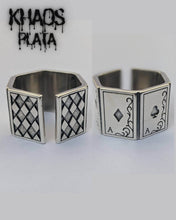 Cargar imagen en el visor de la galería, Anillo 4 ases ajustable
