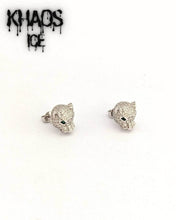 Cargar imagen en el visor de la galería, Aros tigre zirconia cubica par
