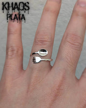 Cargar imagen en el visor de la galería, Anillo tenedor cuchara ajustable
