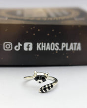 Cargar imagen en el visor de la galería, Anillo mapache ajustable
