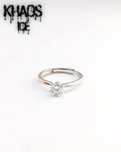 Cargar imagen en el visor de la galería, Anillo lujo moissanita 2 CT ajustable
