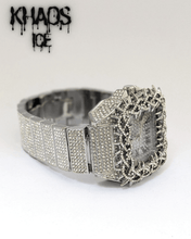 Cargar imagen en el visor de la galería, Reloj cuadrado espinas zirconia cubica
