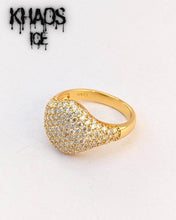 Cargar imagen en el visor de la galería, Anillo clásico moissanita acabado en oro 18k
