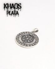 Cargar imagen en el visor de la galería, Colgante vegvisir valknut doble
