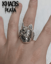 Cargar imagen en el visor de la galería, Anillo oni-kitsune
