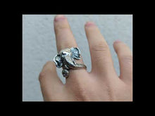 Cargar y reproducir el video en el visor de la galería, Anillo elefante ajustable
