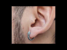 Cargar y reproducir el video en el visor de la galería, Aro argolla serpiente par
