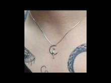 Cargar y reproducir el video en el visor de la galería, Collar gato luna
