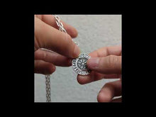 Cargar y reproducir el video en el visor de la galería, Colgante vegvisir valknut doble
