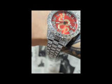 Cargar y reproducir el video en el visor de la galería, Reloj snake zirconia cubica blanco
