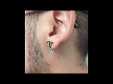 Cargar y reproducir el video en el visor de la galería, Aro clavos crucifixión par
