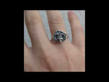 Cargar y reproducir el video en el visor de la galería, Anillo medusa ajustable
