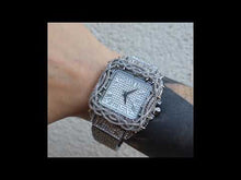 Cargar y reproducir el video en el visor de la galería, Reloj espinas zirconia cubica
