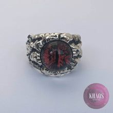 Cargar imagen en el visor de la galería, Anillo ojo de dragón ajustable
