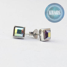 Cargar imagen en el visor de la galería, Cuadrado con Marco Color Aurora Boreal Par

