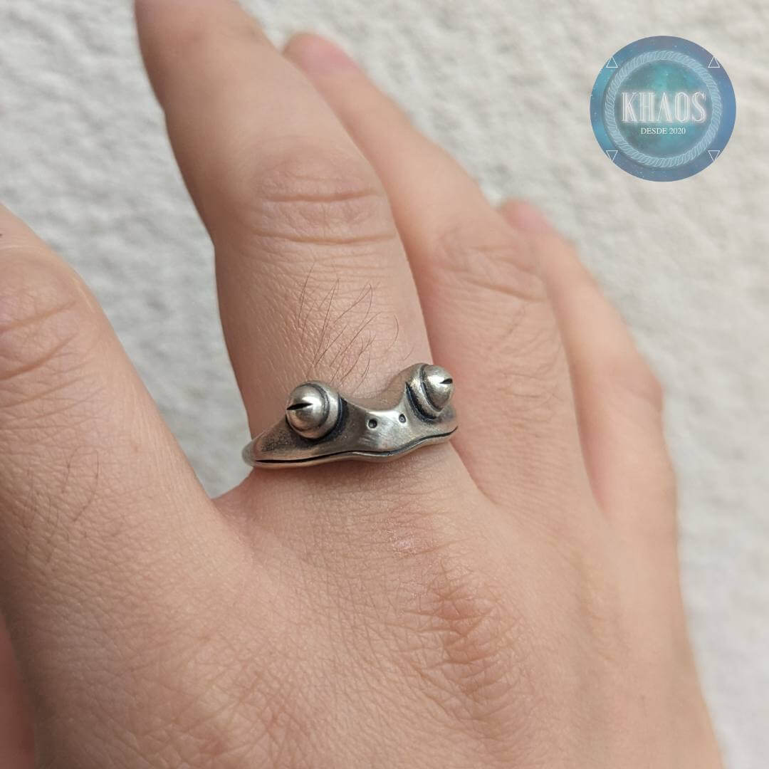 Anillo rana ajustable